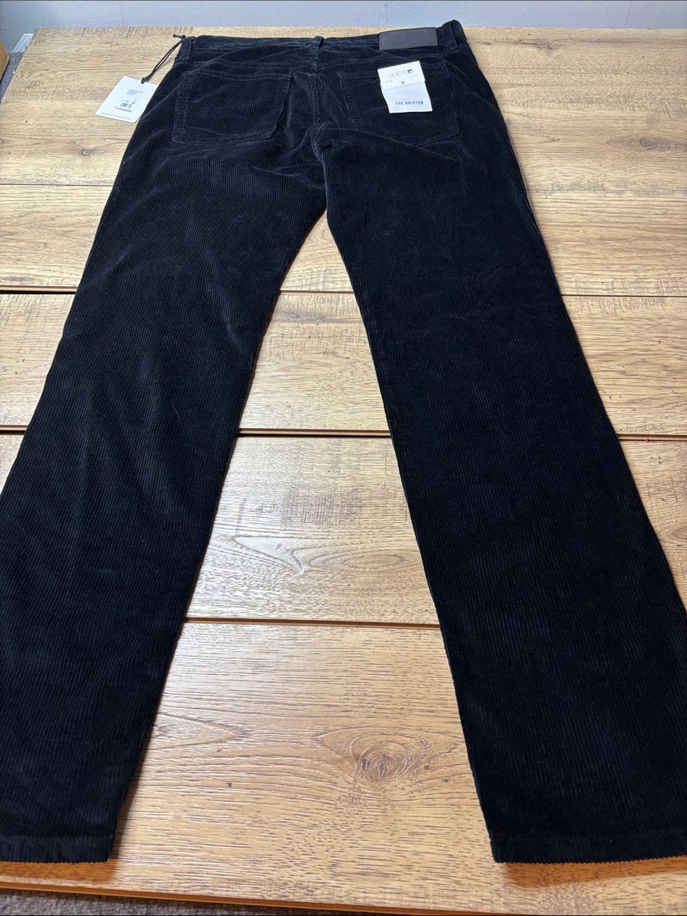 Men’s Joe’s The Brixton Black Slim Straight Corduroy Pants Size 32x32 - Picture 5 of 9
